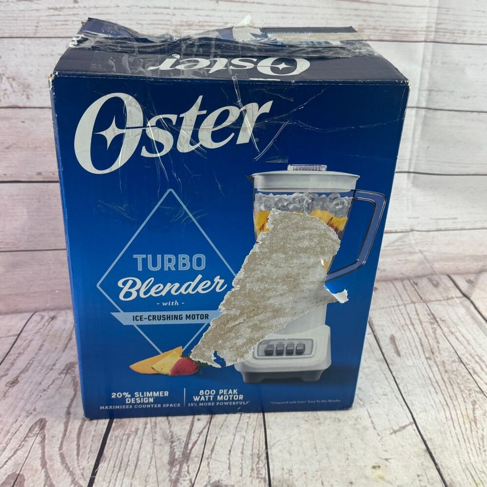 Oster 6655 Turbo Blender 6 Cup 800W White Ice Crushing Motor